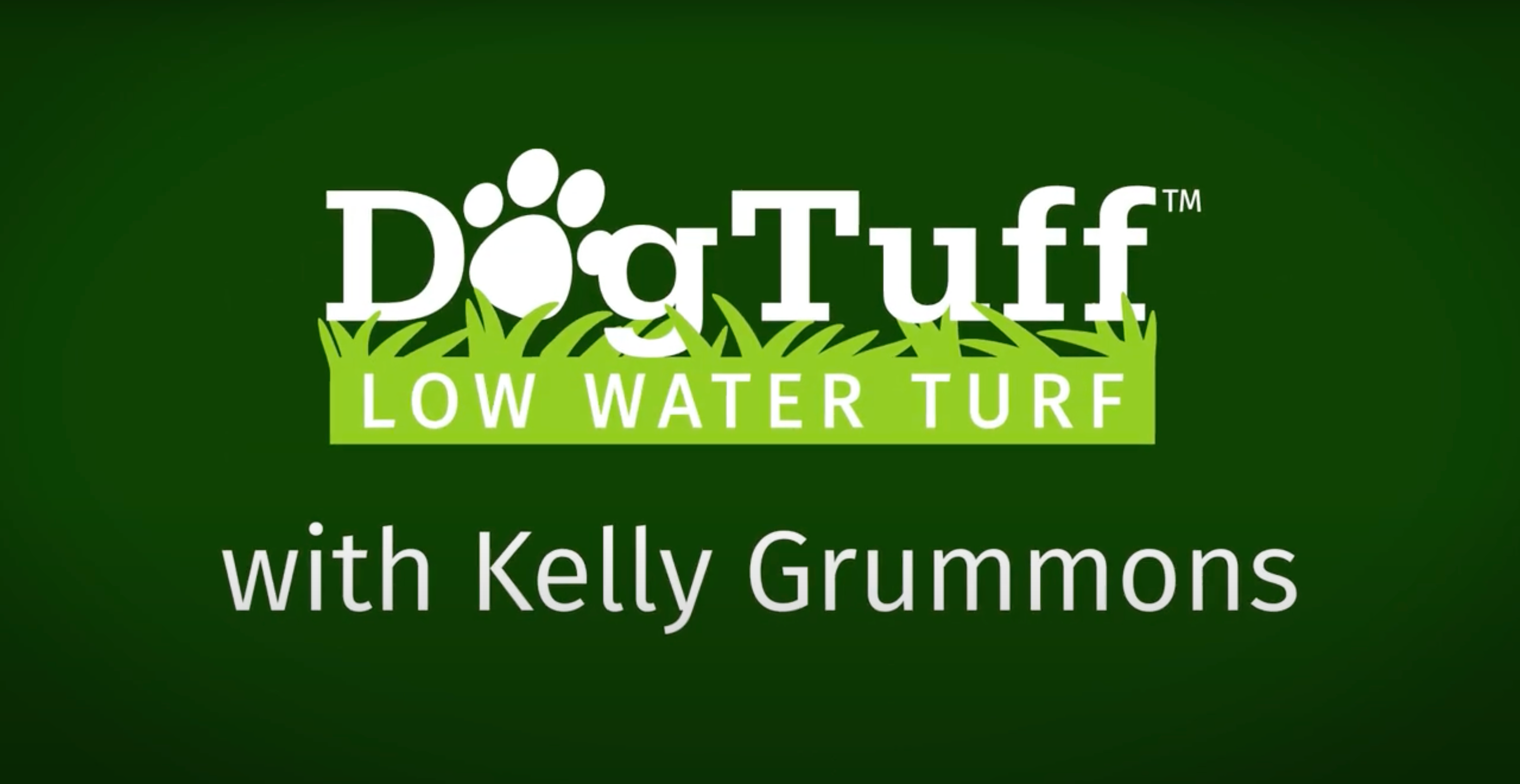 Load video: Founder of Dog Tuff Grass discussing the benefits of the low water turf.